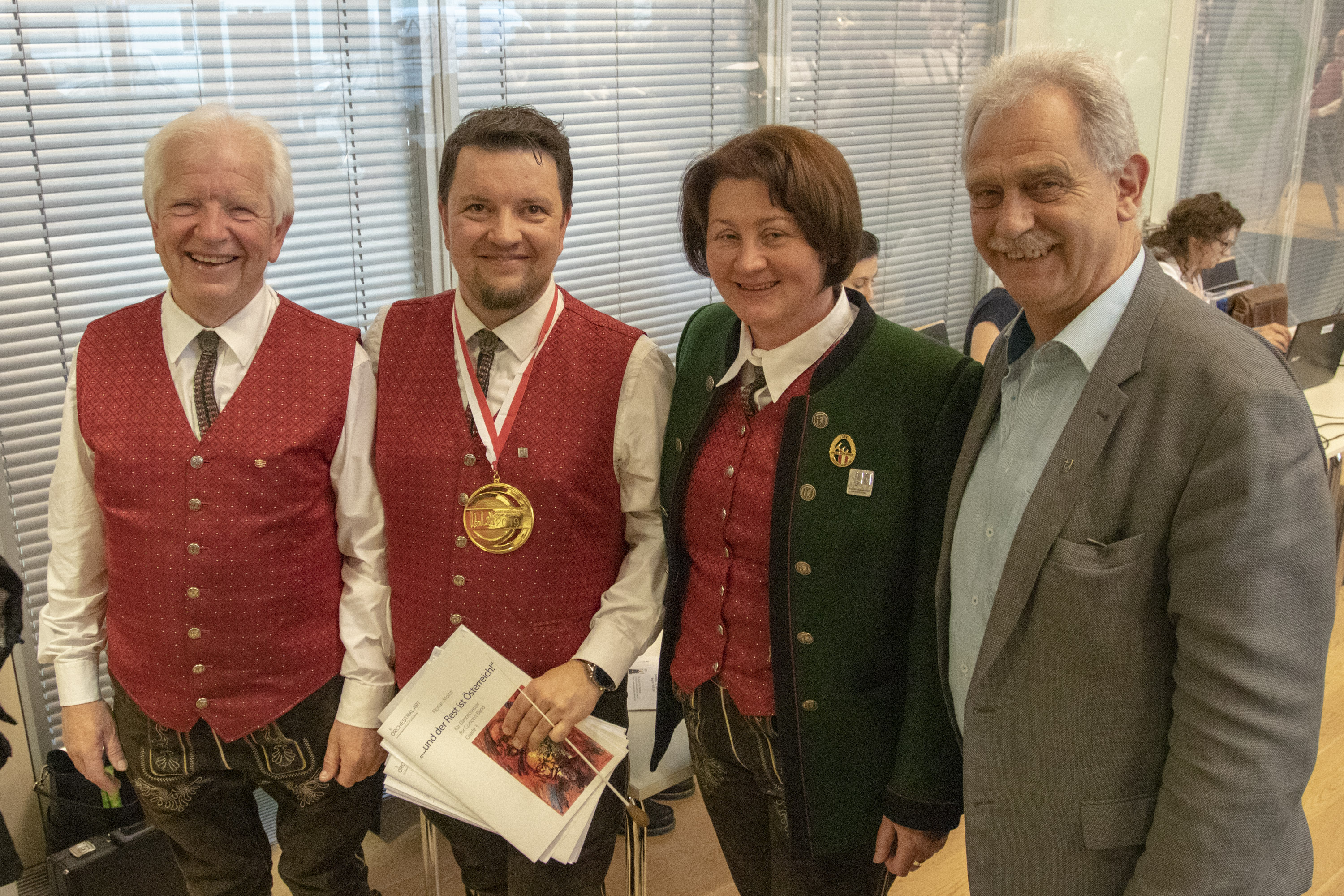 Goldmedaille bei der Konzertwertung